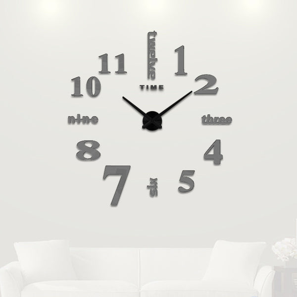 New Home Decoration Big Mirror Wall Clock